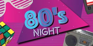 80s Night Banner