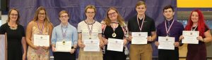 NHS students receiving seal of biliteracy awards